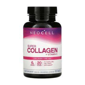 Neocell, Super Collagen + C, 120 Tablets