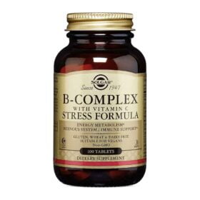 Solgar B-Complex with Vitamin C Stress Formula, 100 Tablets