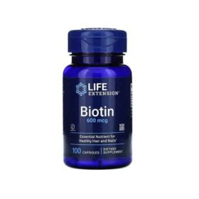 Life Extension, Biotin, 600 mcg, 100 Capsules