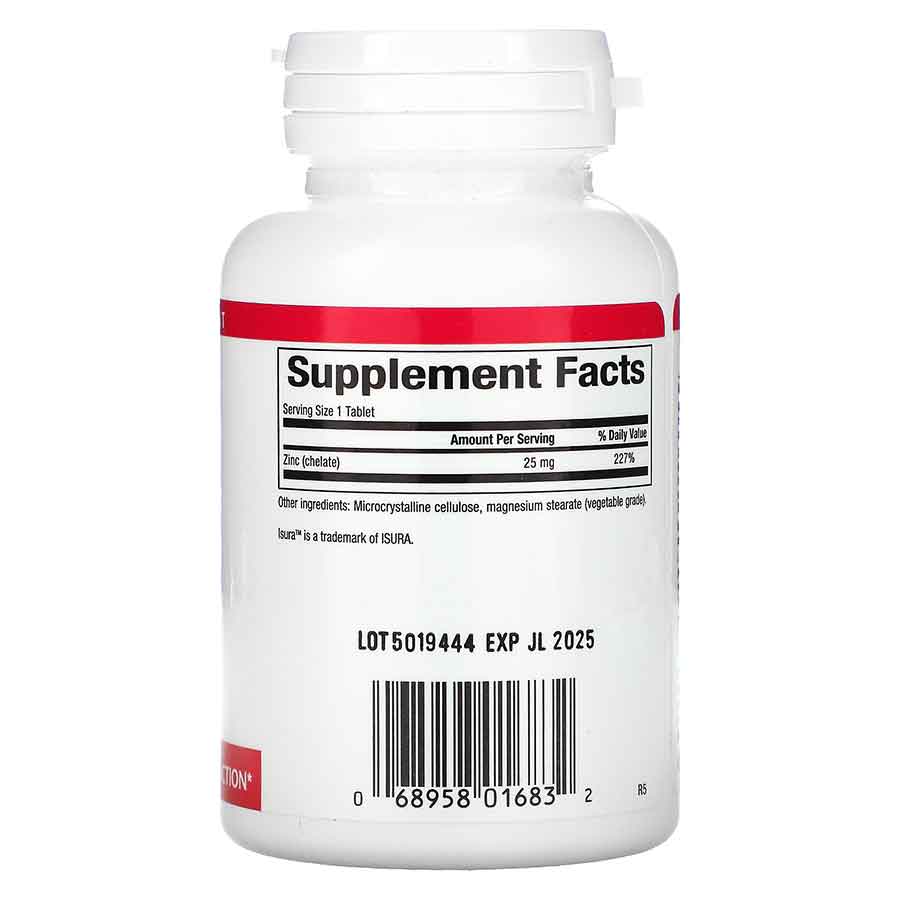 Natural Factors, Zinc Chelate, 25 mg, 90 Tablets - Image 2