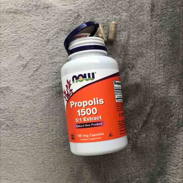 NOW Foods, Propolis 1500, 100 Vegetarian Capsules - Image 2