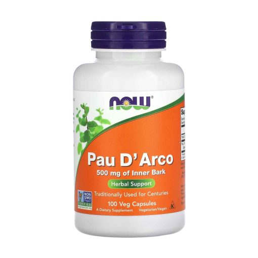 NOW Foods, Pau D'Arco, 500mg, 100 Vegetarian Capsules