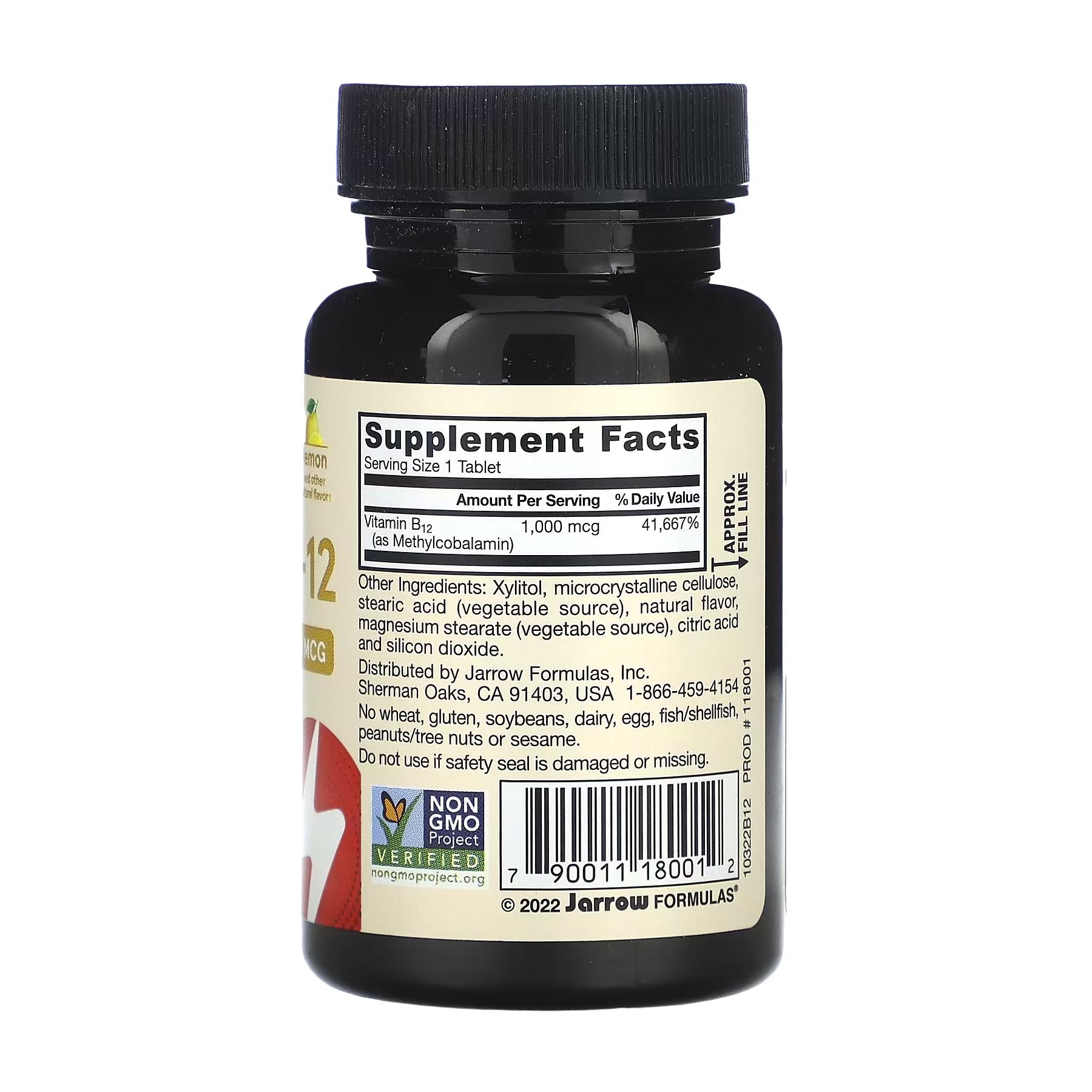 Methyl B-12, 1000 mcg, 100 Chewable Lozenges, Jarrow Formulas - Image 2