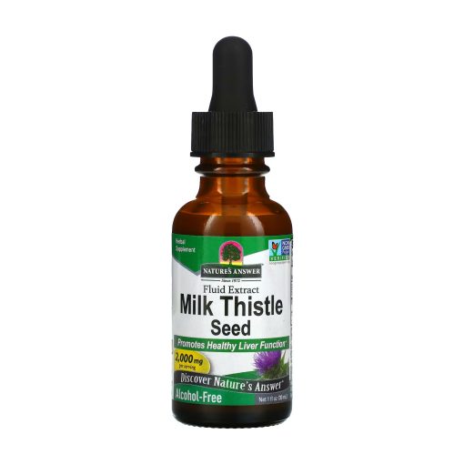 Milk Thistle Seed, Liquid Extract, Alcohol-Free, 2000 mg, 30 ml, Nature's Answer