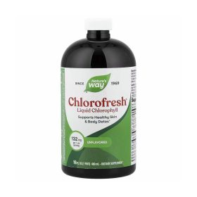 Nature's Way, Chlorofresh, Liquid Chlorophyll, Unflavored, 132 mg, 480 ml