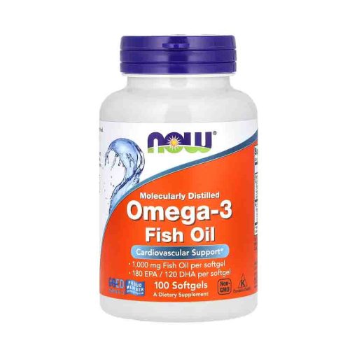 NOW Foods, Omega-3 Rich Fish Oil, (1000 mg per Softgel)