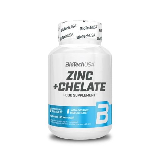Zinc + Chelate, 60 Tablets, BiotechUSA