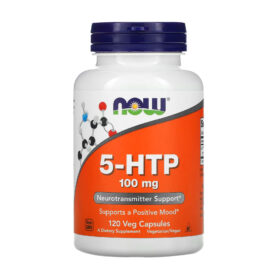 5-HTP, 100 mg, 120 Vegetarian Capsules, NOW Foods