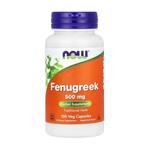 Fenugreek, 500 mg, 100 Veg Capsules, NOW Foods