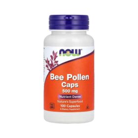 NOW Foods, Bee Pollen Caps, 1000 mg, 100 Capsules (500 mg per capsule)