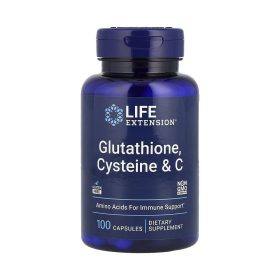 Life Extension, Glutathione, Cysteine & Vitamin C, 100 Capsules