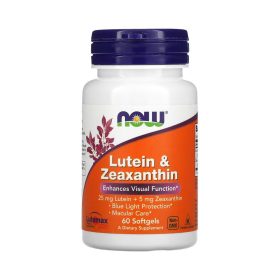 NOW Foods, Lutein & Zeaxanthin, 60 Softgels