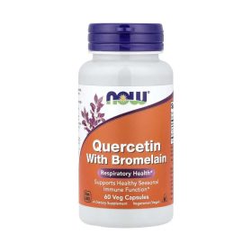 NOW Foods, Quercetin with Bromelain, 60 Veg Capsules