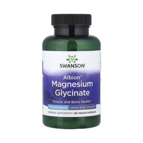 Swanson Albion® Magnesium Glycinate 133 mg – 90 Vegan Capsules