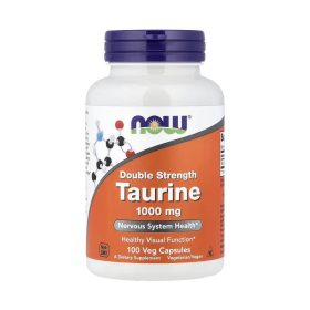 NOW Foods Taurine 1000 mg – 100 Veg Capsules