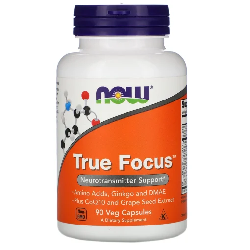 True Focus, 90 Veg Capsules — NOW Foods