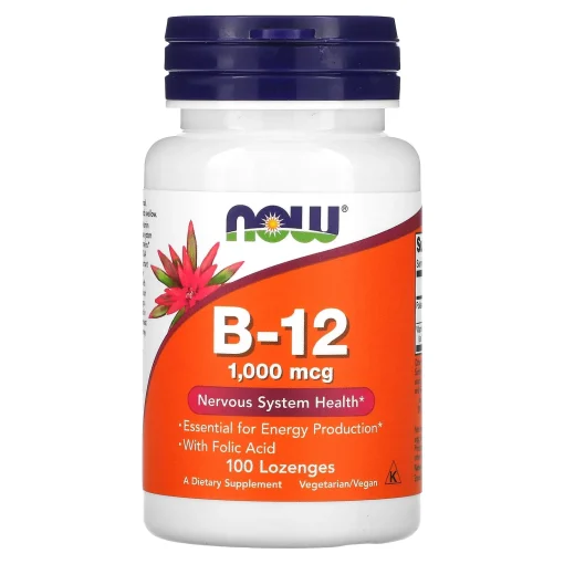 B-12, 100 Lozenges — NOW Foods