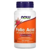 Folic Acid, 800 mcg, 250 Tablets — NOW Foods