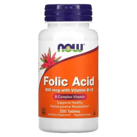 Folic Acid, 800 mcg, 250 Tablets