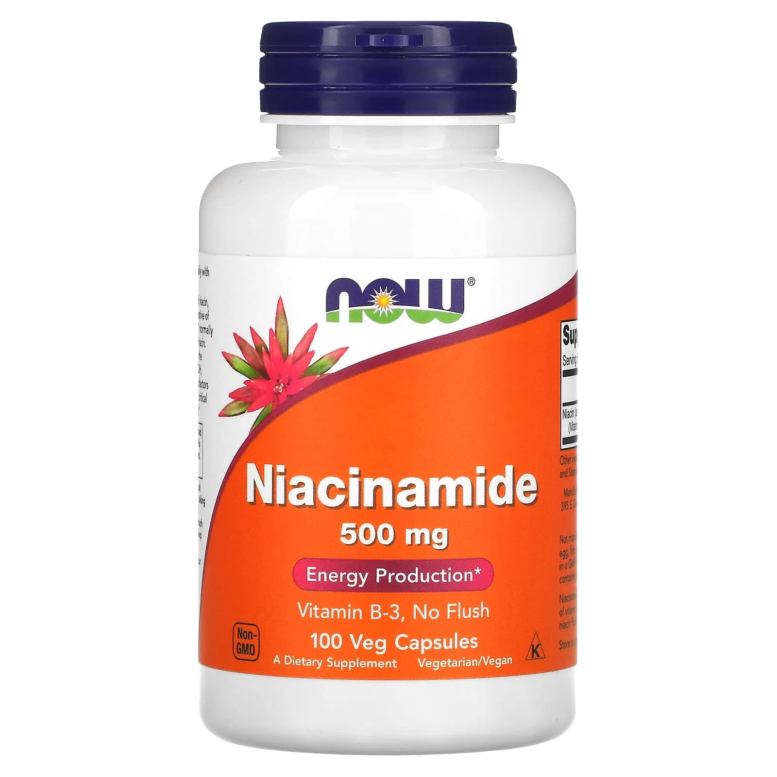 Niacinamide, 500 mg, 100 Veg Capsules — NOW Foods