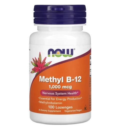 Methyl B-12, 1,000 mcg, 100 Lozenges — NOW Foods