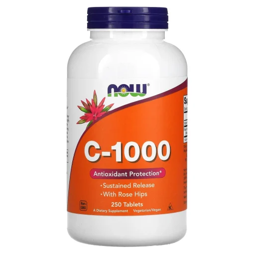 C-1000, 250 Tablets — NOW Foods