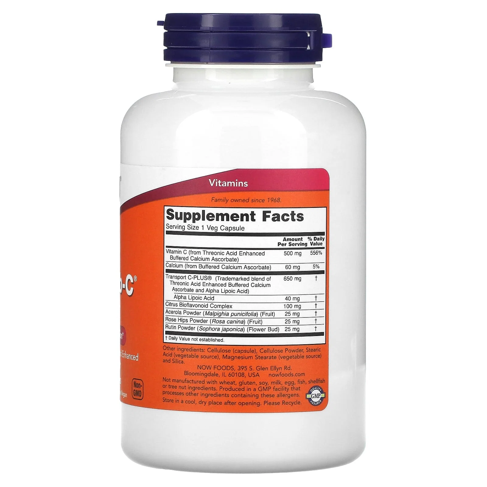 AlphaSorb-C 500, 180 Veg Capsules — NOW Foods