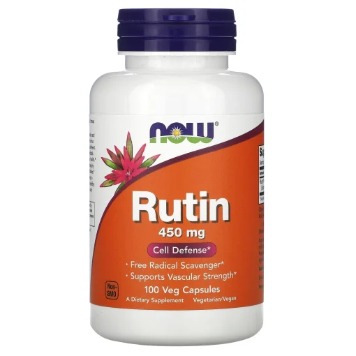 Rutin, 450 mg, 100 Veg Capsules — NOW Foods