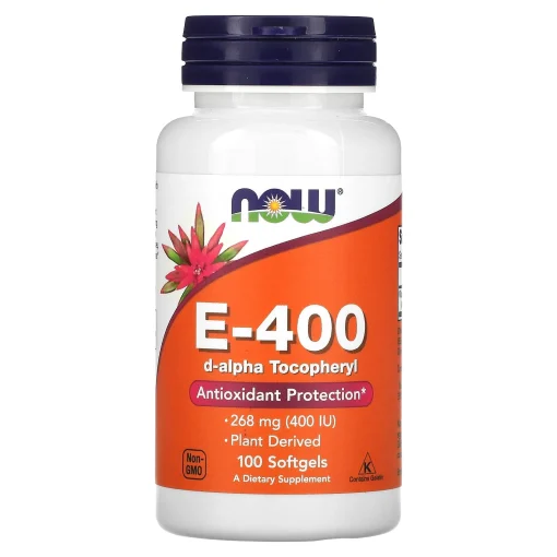 E-400, 268 mg (400 IU), 100 Softgels — NOW Foods