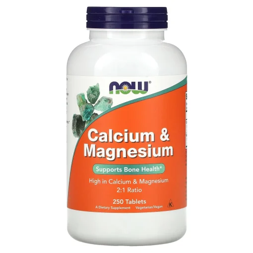 Calcium & Magnesium, 250 Tablets — NOW Foods