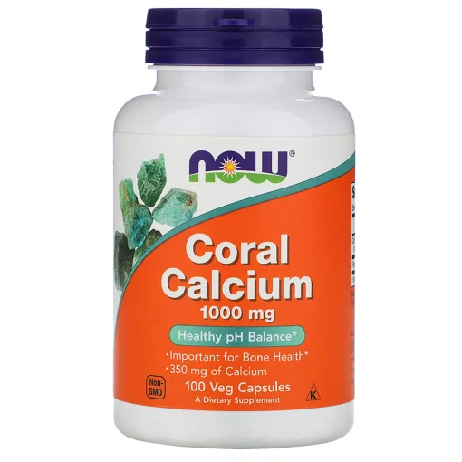 Coral Calcium, 350 mg, 100 Capsules — NOW Foods
