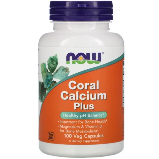 Coral Calcium Plus, 100 Veg Capsules — NOW Foods