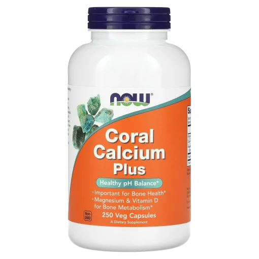 Coral Calcium Plus, 250 Veg Capsules — NOW Foods