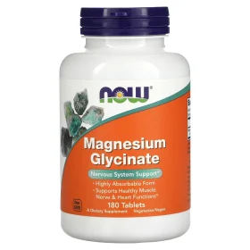 Magnesium Glycinate, 180 Tablets (100 mg per Tablet)