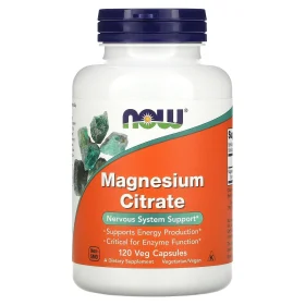 Magnesium Citrate, 120 Veg Capsules (133 mg per Capsule)