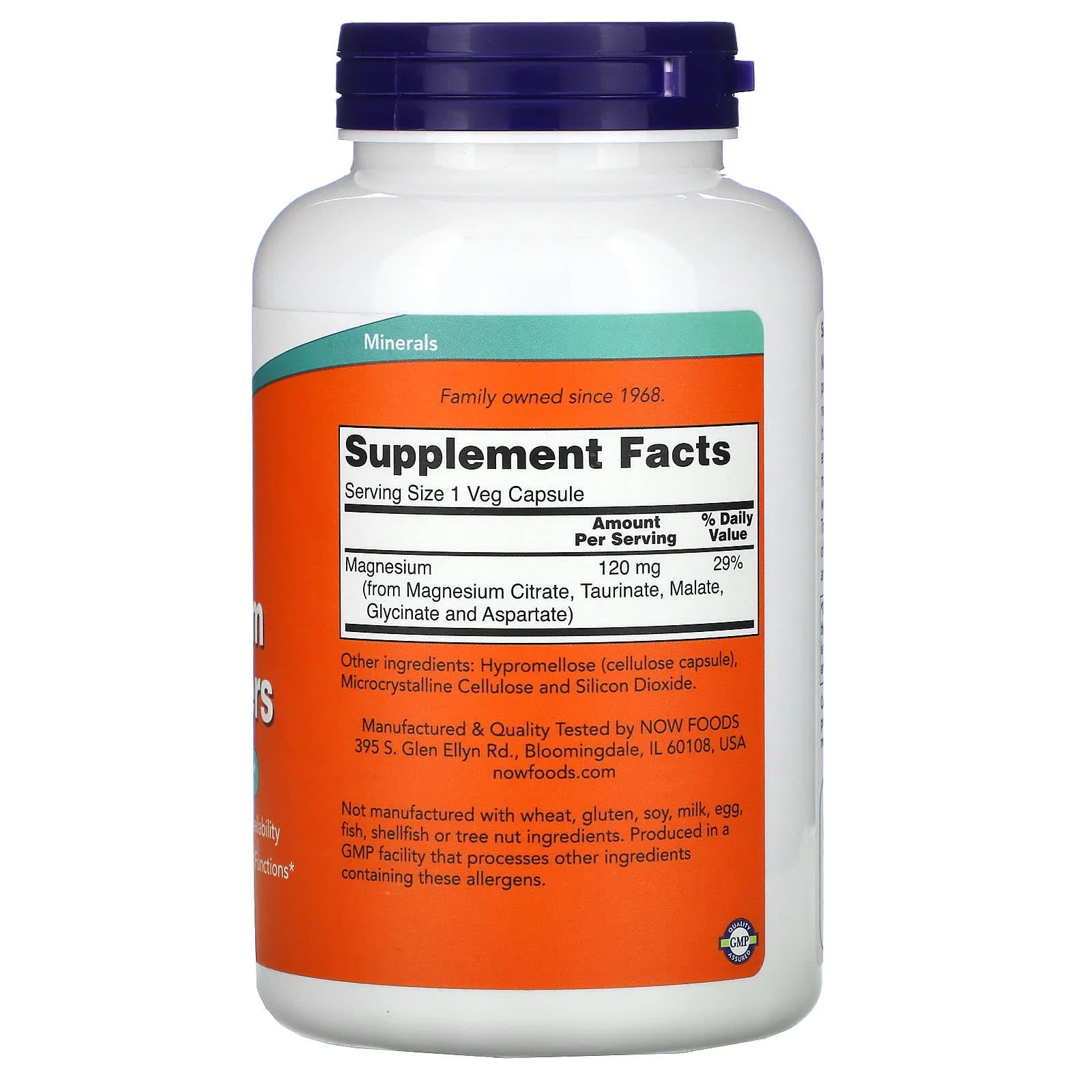 Magnesium Transporters, 180 Veg Capsules — NOW Foods