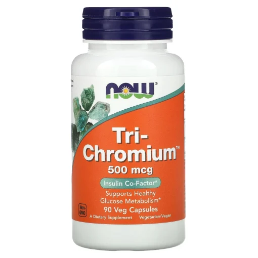Tri-Chromium, 500 mcg, 90 Veg Capsules — NOW Foods