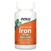 Iron, Double Strength, 36 mg, 90 Veg Capsules — NOW Foods