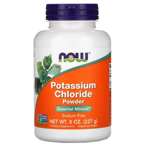 Potassium Chloride Powder, 8 oz (227 g) — NOW Foods