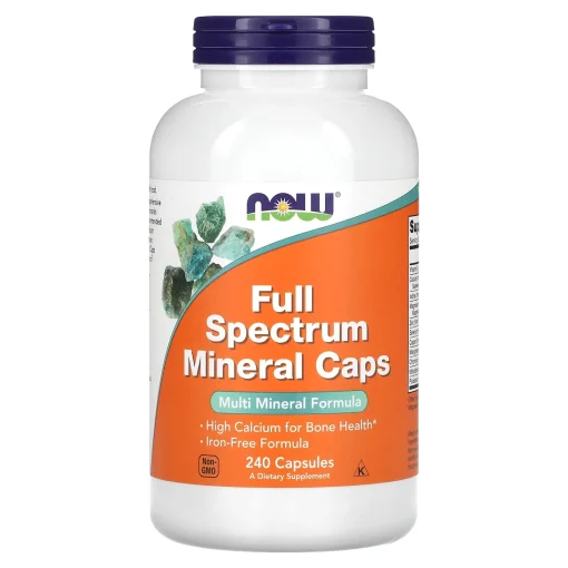 Full Spectrum Minerals Caps, 240 Capsules — NOW Foods