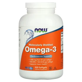 Omega-3 Fish Oil, 1,000 mg, 500 Softgels