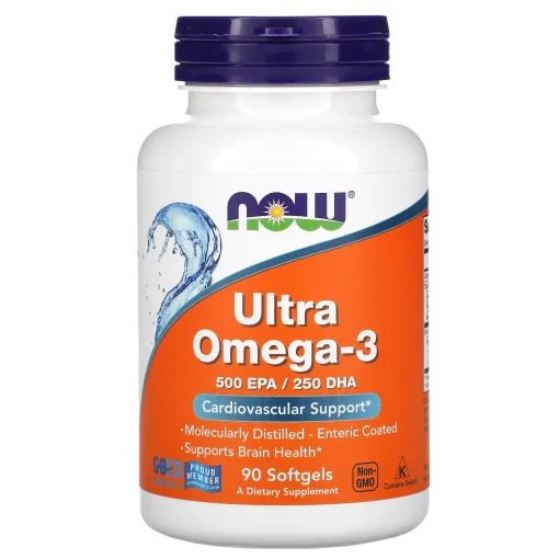 Ultra Omega-3 Fish Oil, 90 Softgels — NOW Foods