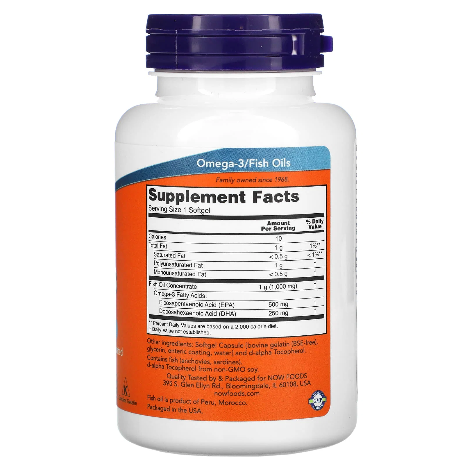 Ultra Omega-3 Fish Oil, 90 Softgels — NOW Foods