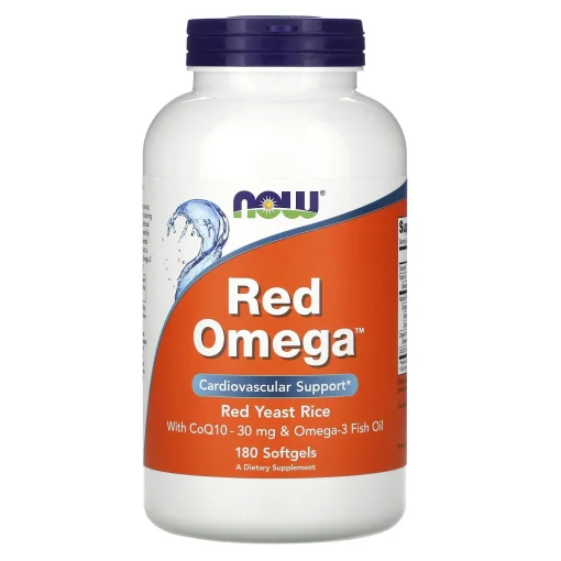 Red Omega Fish Oil, 180 Softgels — NOW Foods