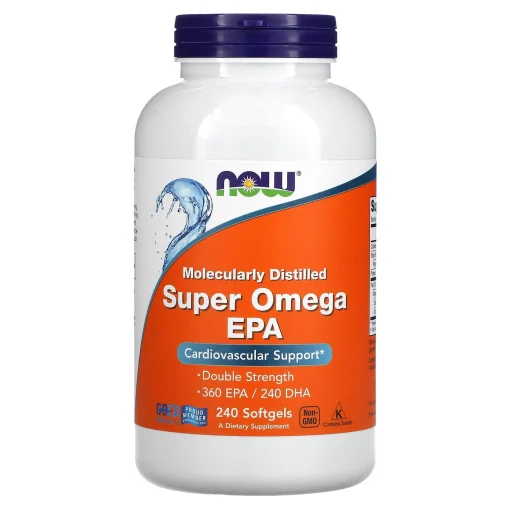 Super Omega EPA Fish Oil, 240 Softgels (1,000 mg per Softgel) — NOW Foods