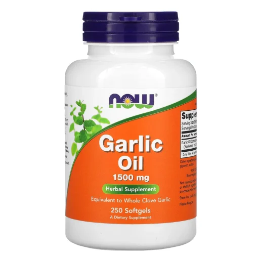 Garlic Oil, 1,500 mg, 250 Softgels — NOW Foods