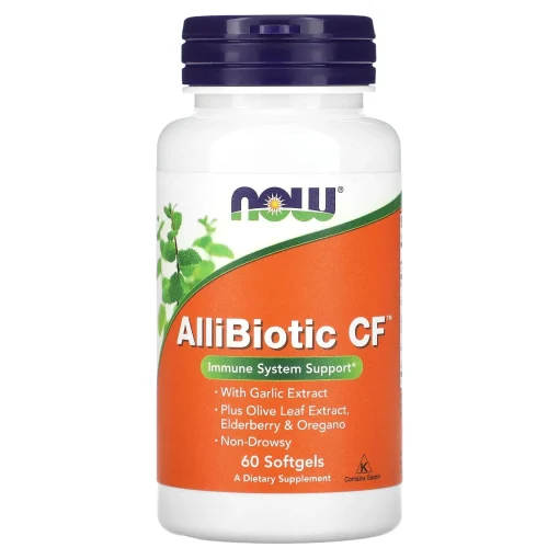 AlliBiotic CF, 60 Softgels — NOW Foods