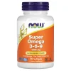 Super Omega 3-6-9 Fish Oil, 90 Softgels — NOW Foods