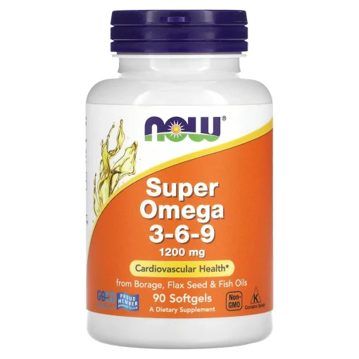 Super Omega 3-6-9 Fish Oil, 90 Softgels — NOW Foods