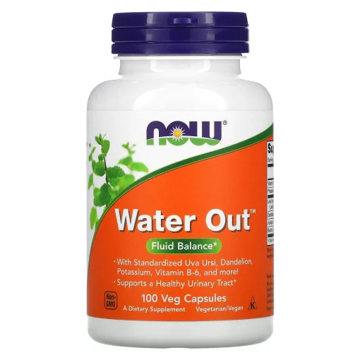 Water Out, Fluid Balance, 100 Veg Capsules — NOW Foods